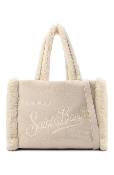 Сумка MC2 SAINT BARTH кремового цвета по цене 20600 руб., арт. C0L0031-00208I/C0LETTE SHEARLING, фото 4 Сумка MC2 SAINT BARTH, арт. C0L0031-00208I/C0LETTE SHEARLING, фото 4