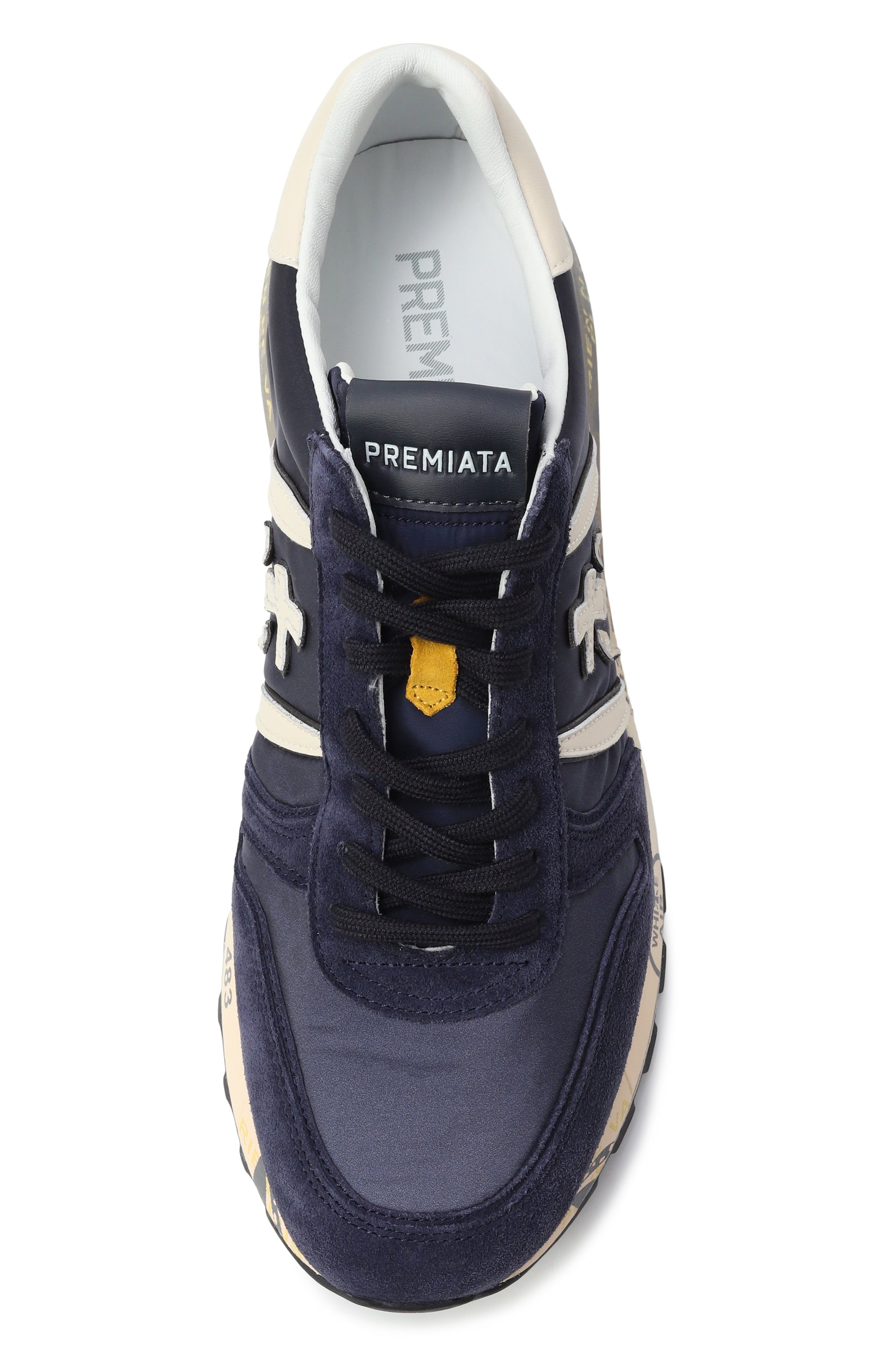 Комбинированные кроссовки lander PREMIATA темно-синего цвета по цене 29500 руб., арт. LANDER/VAR 7702, фото 6 Комбинированные кроссовки lander PREMIATA, арт. LANDER/VAR 7702, фото 6