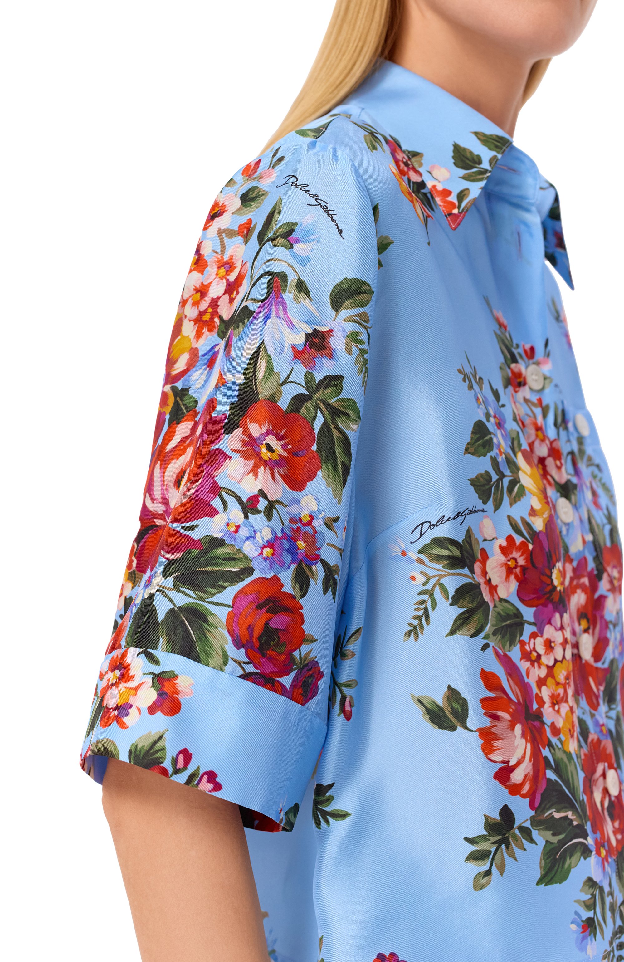 Шелковая рубашка DOLCE & GABBANA, арт. F5T50T/IS11I, фото 5