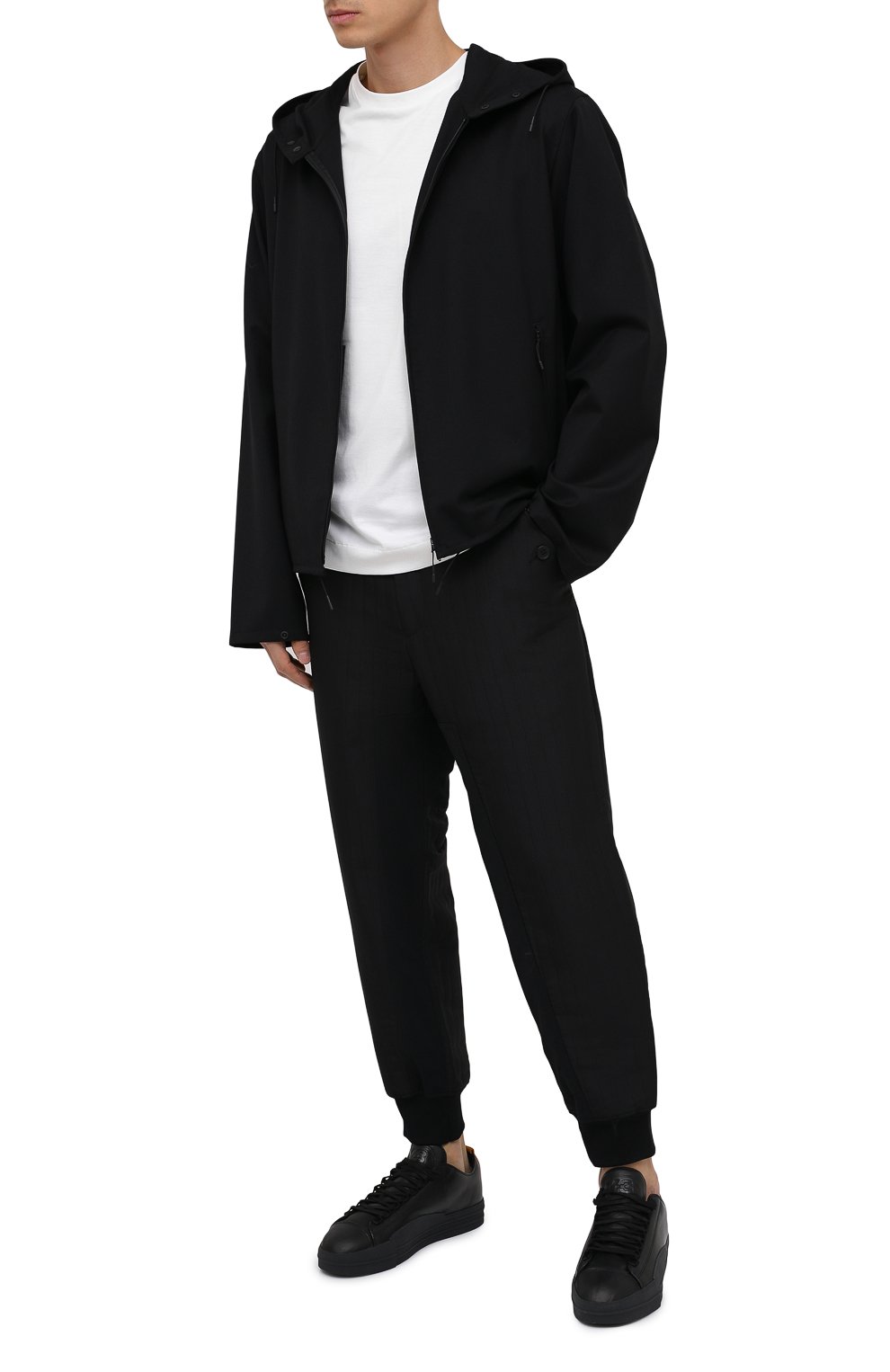 Кожаные кеды yuben low Y-3, арт. FX0566/M, фото 2