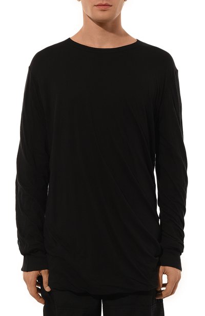 Хлопковый лонгслив RICK OWENS, арт. RU02D6258/UC, фото 3