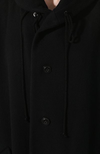 Шерстяное пальто YOHJI YAMAMOTO, арт. YC-C01-105, фото 5