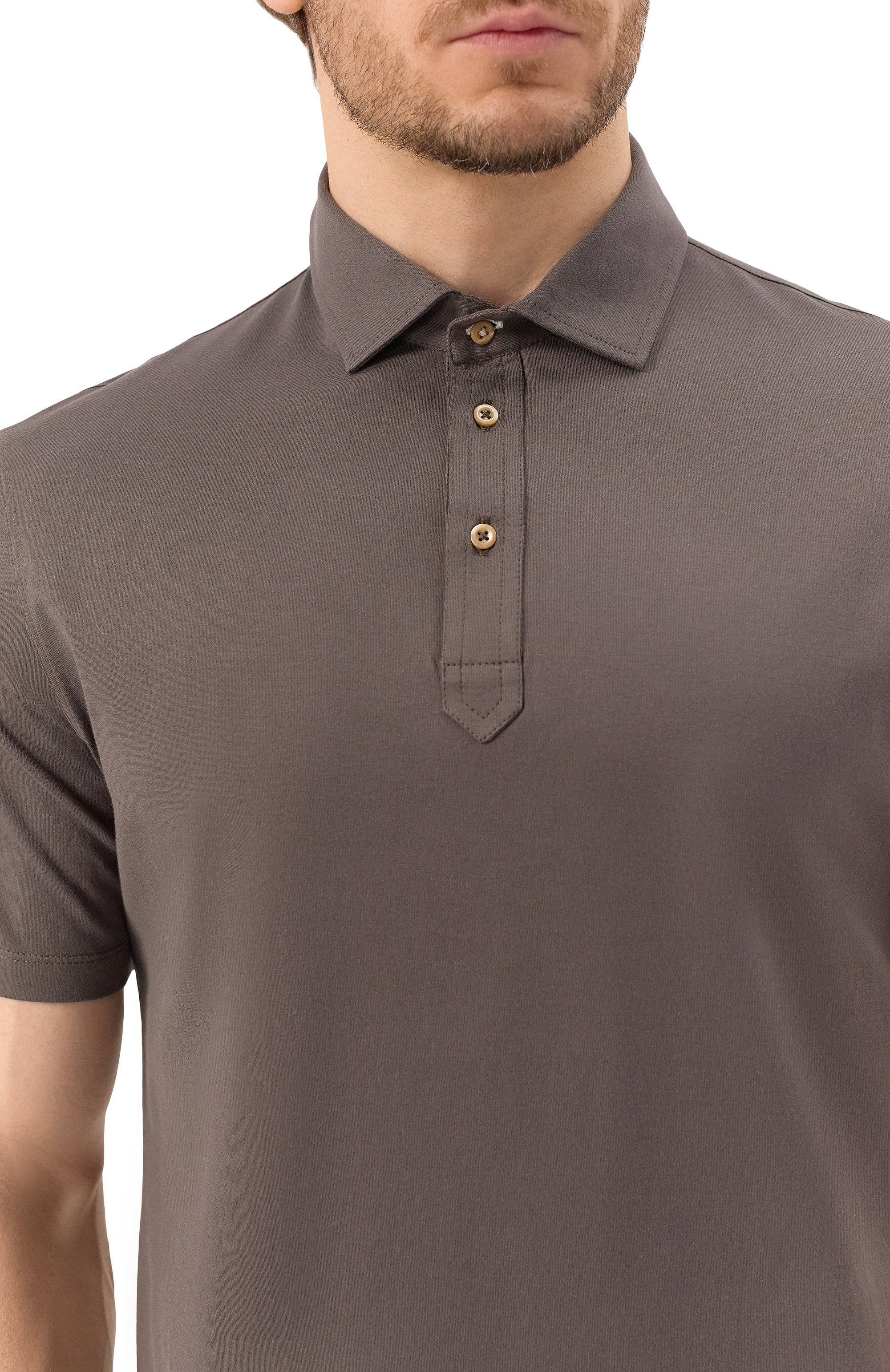 Хлопковое поло BRUNELLO CUCINELLI, арт. M0B133936, фото 5