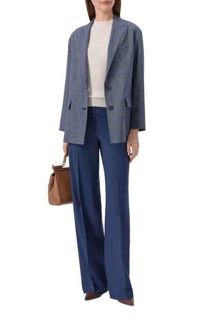 Женский жакет из шерсти и шелка KITON, арт. D53502K0944G