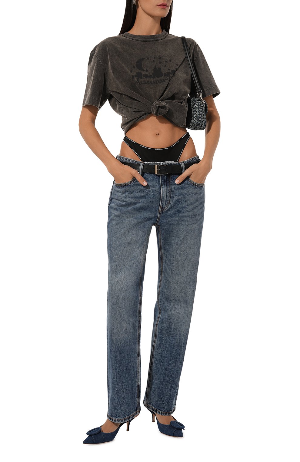 Джинсы ALEXANDER WANG, арт. 4DC3244400, фото 2