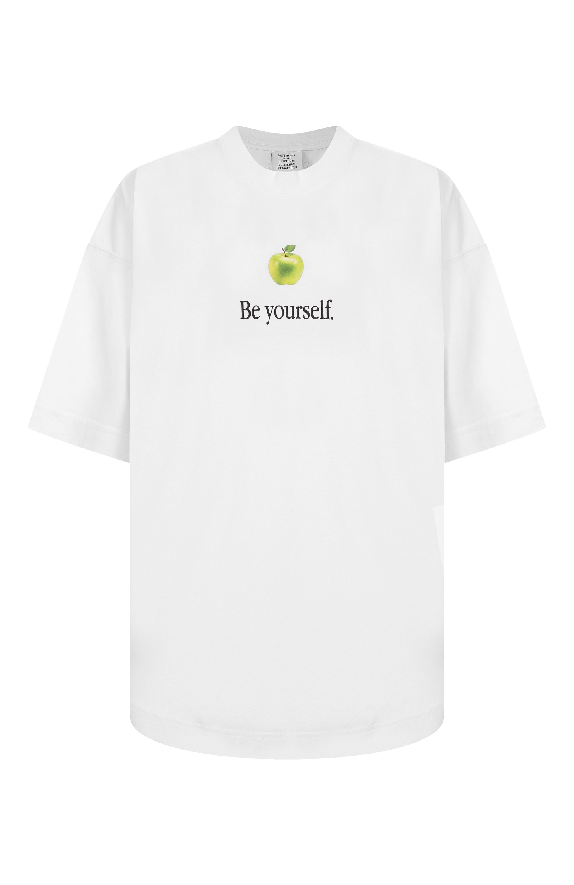 Хлопковая футболка VETEMENTS, арт. UH76TR350W/1000 LIGHT JERSEY, фото 1