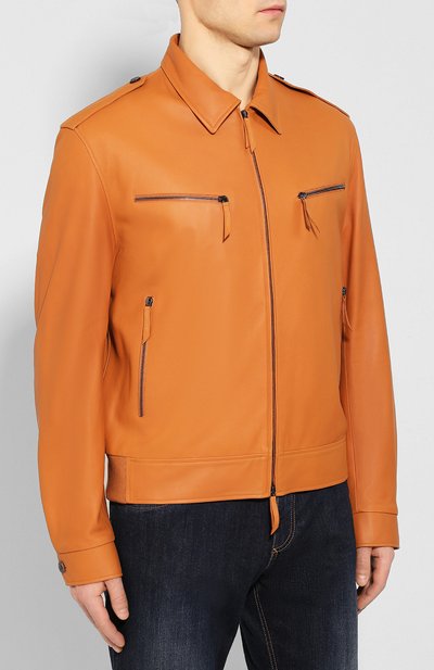 Кожаная куртка ANDREA CAMPAGNA, арт. 30200E50Y2600, фото 3