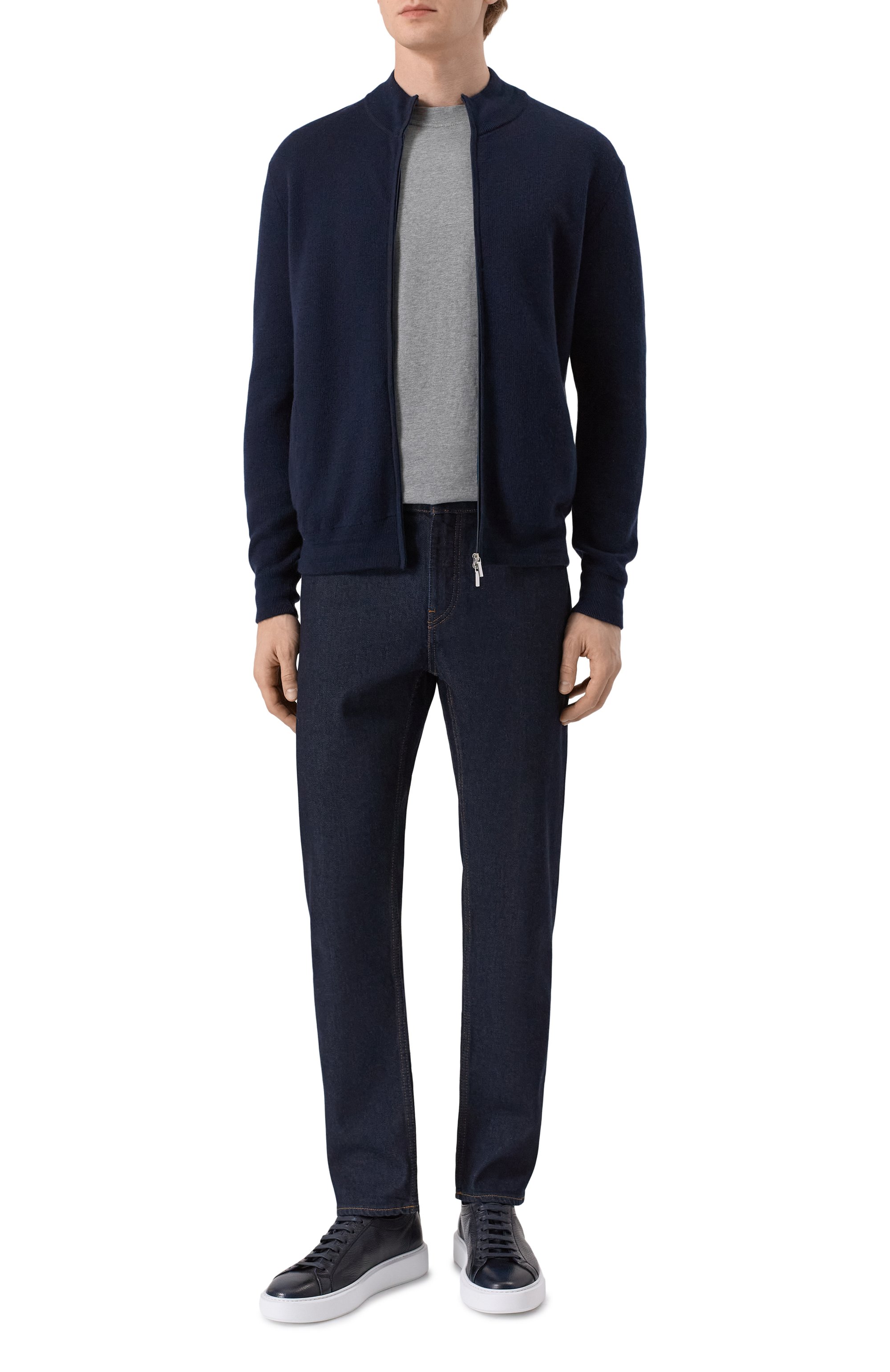 Кардиган из хлопка и шерсти ANDREA CAMPAGNA, арт. TS02-2121, фото 2