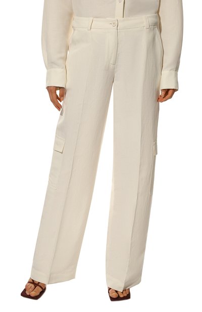 Брюки изо льна и шелка AGREEG, арт. 15041041, фото 3