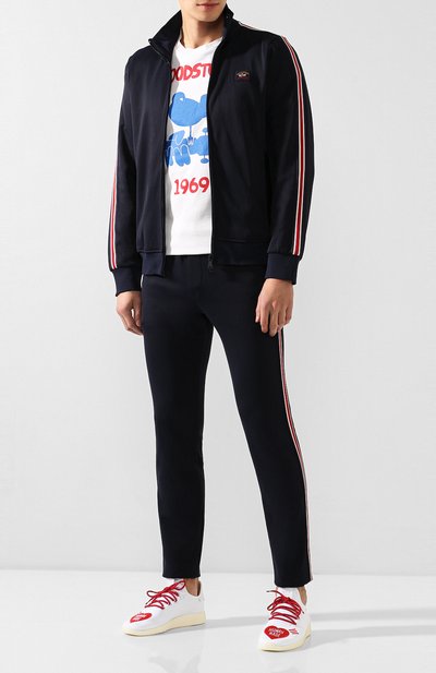 Текстильные кеды tennis hu human made ADIDAS ORIGINALS BY PHARRELL WILLIAMS, арт. EF2392, фото 2