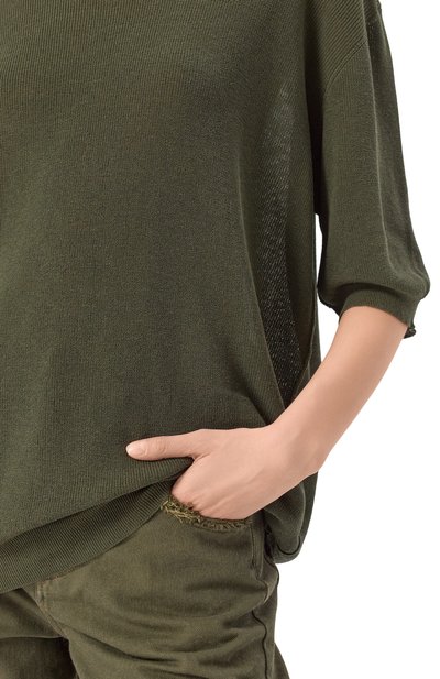 Пуловер из хлопка и шелка UMA WANG, арт. UK7513, фото 5