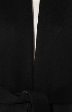 Женское кашемировое пальто COLOMBO черного цвета, арт. CP00431/FN/6405-U | Фото 5 (Материал внешний: Шерсть, Кашемир; Рукава: Длинные; Материал сплава: Проставлено; Длина (верхняя одежда): Длинные; 1-2-бортные: Однобортные; Драгоценные камни: Проставлено; Стили: Кэжуэл)
