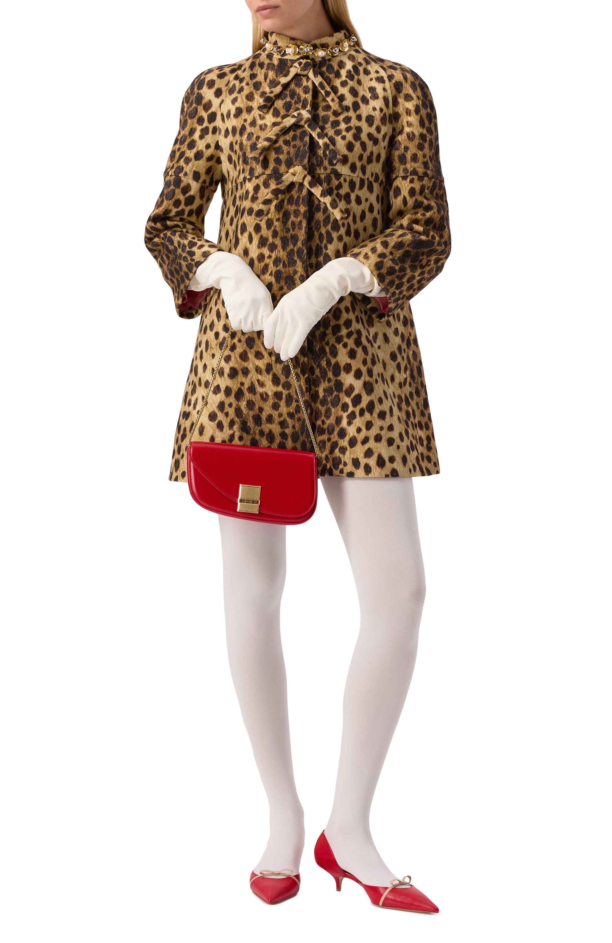 Шерстяное полупальто VALENTINO, арт. 6B3CA7L991A, фото 2