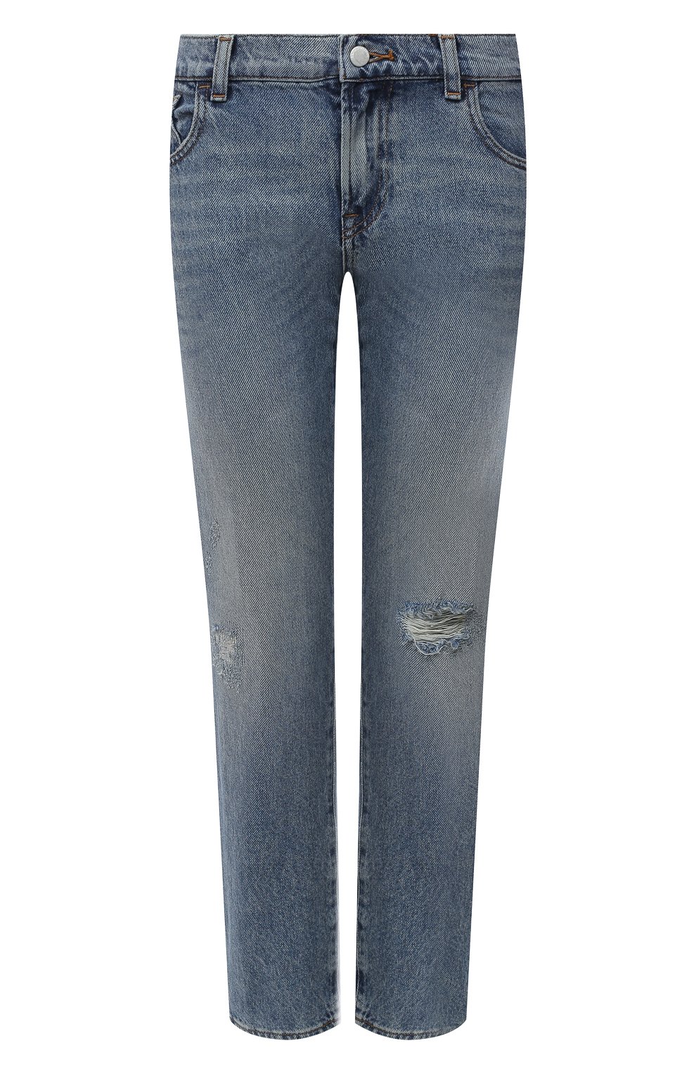 Джинсы EMPORIO ARMANI синего цвета по цене 23050 руб., арт. 6H2J36/2D9QZ, фото 1 Джинсы EMPORIO ARMANI, арт. 6H2J36/2D9QZ, фото 1