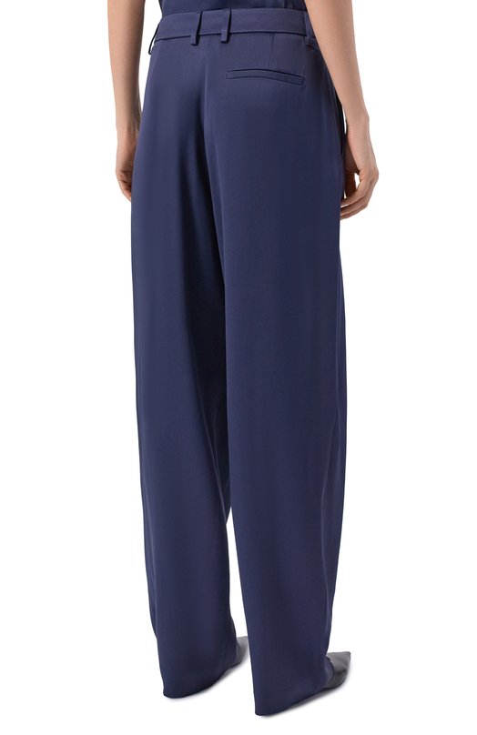 Шелковые брюки Giorgio Armani GW002793/TE10101 Синий  GW002793/TE10101 Фото 4