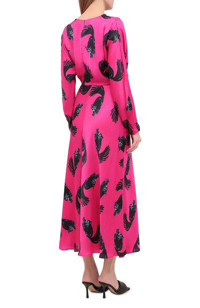 Платье из вискозы MSGM, арт. 2942MDA127 207853, фото 4