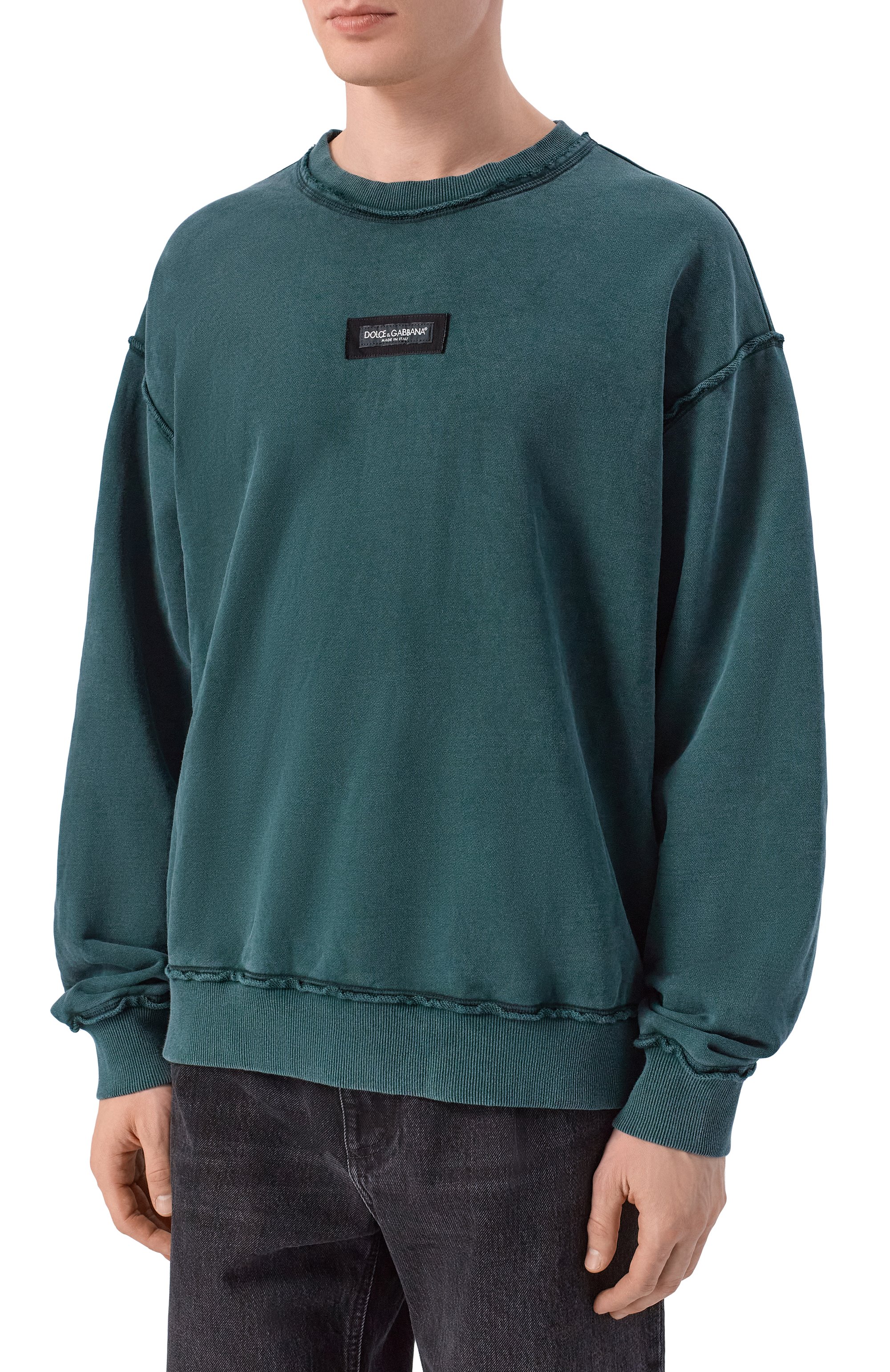 Хлопковый свитшот DOLCE & GABBANA, арт. G9CAKT/G7P1R, фото 3