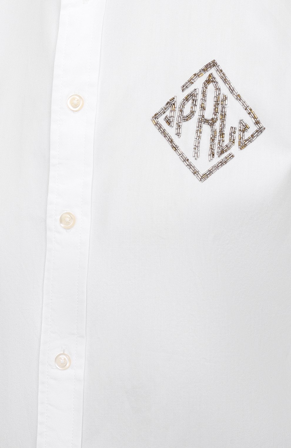 Хлопковая рубашка POLO RALPH LAUREN белого цвета по цене 14750 руб., арт. 211780688, фото 5 Хлопковая рубашка POLO RALPH LAUREN, арт. 211780688, фото 5