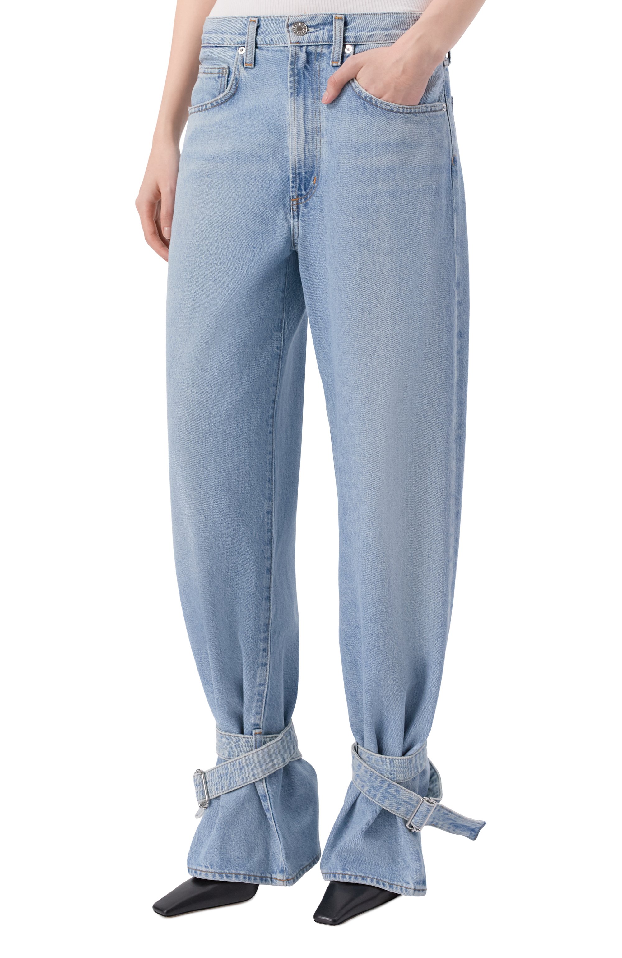 Джинсы cinched hem loose taper AGOLDE, арт. A3131601, фото 3