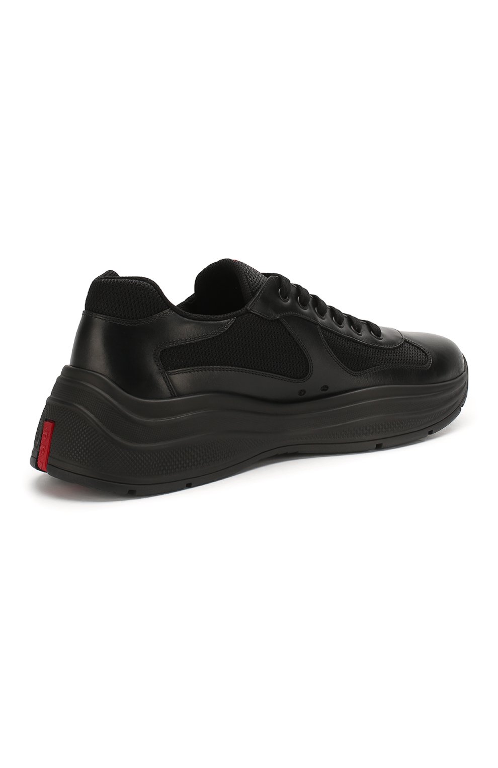 Комбинированные кроссовки america's cup PRADA, арт. 4E3494-6GW-F0002, фото 4