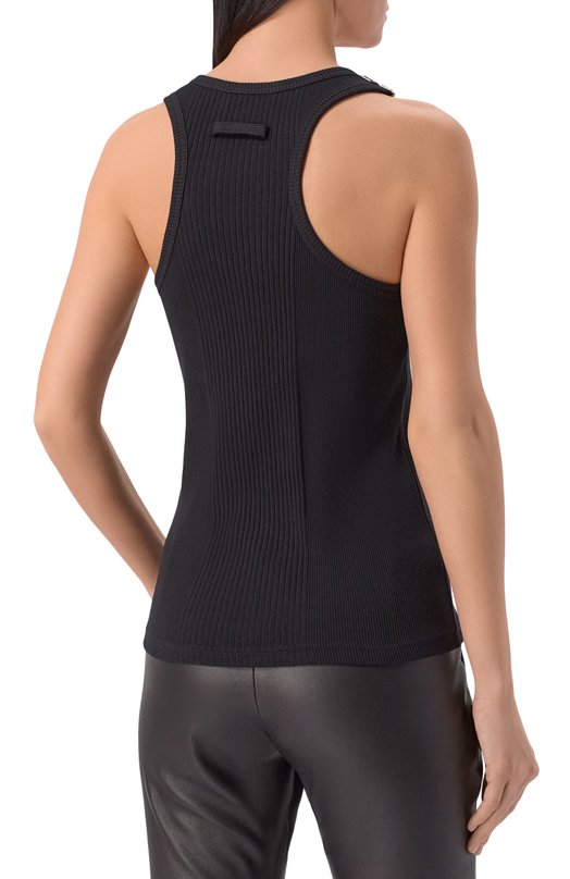 Хлопковый топ Jean Paul Gaultier 25/03-U-T0380/J014 Чёрный  25/03-U-T0380/J014 Фото 4