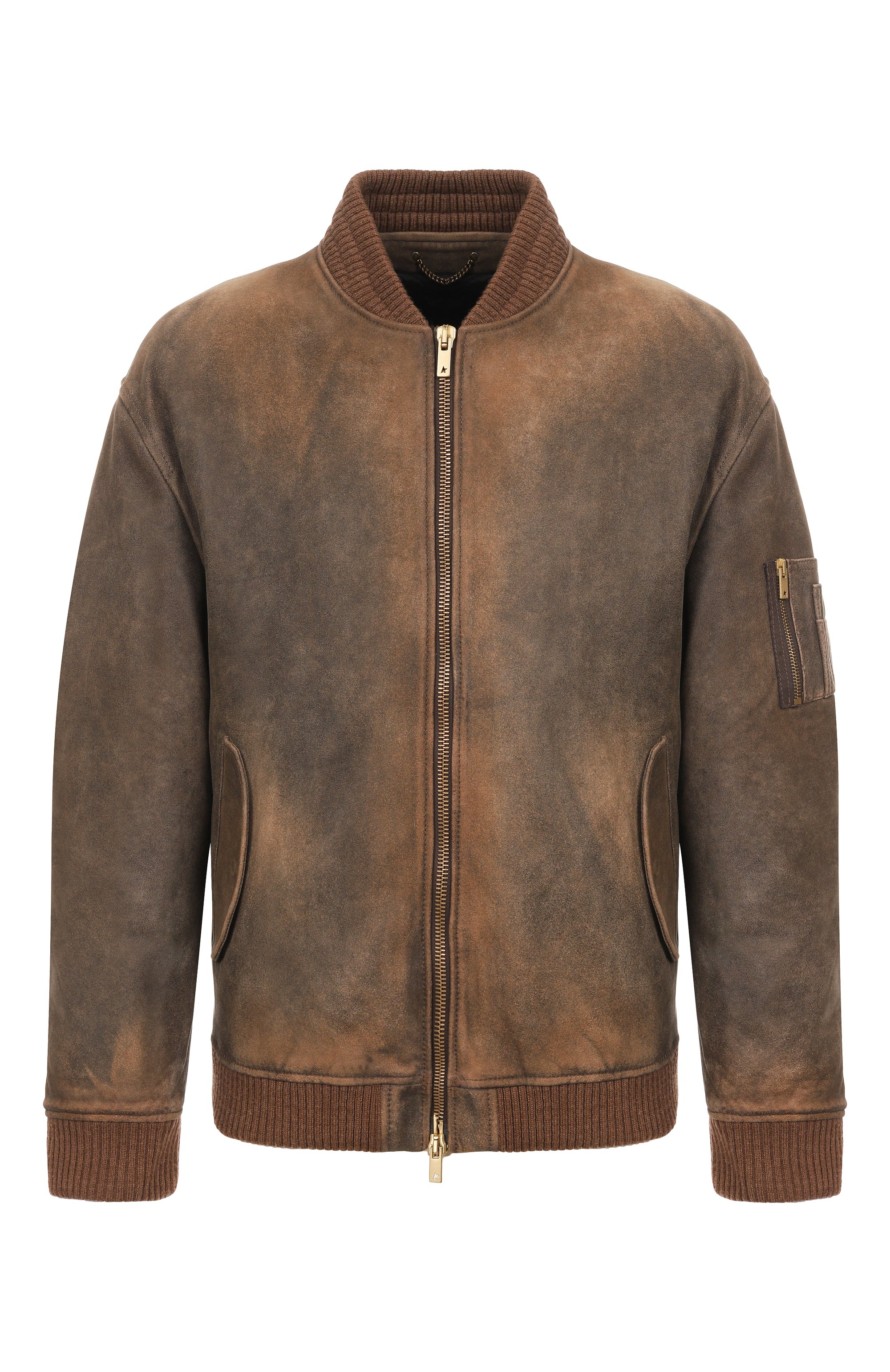 Кожаный бомбер GOLDEN GOOSE DELUXE BRAND, арт. GUP02489.P002168, фото 1