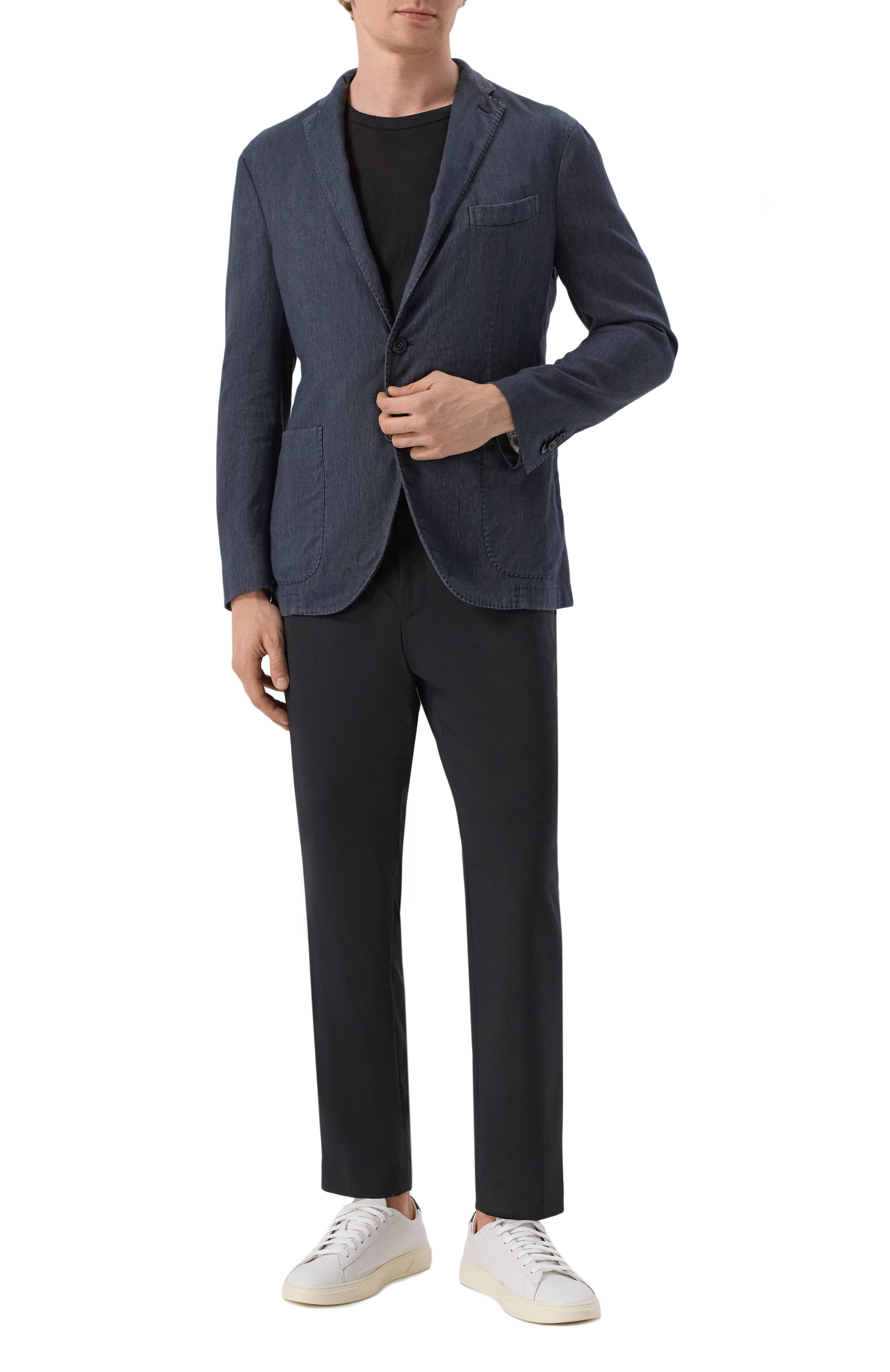 Пиджак из хлопка и льна BOGLIOLI, арт. N1302Q/SB4407, фото 3