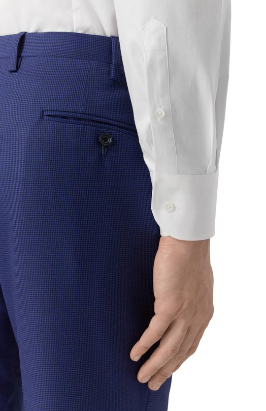 Хлопковая сорочка Corneliani 26P110-2611631 Белый  26P110-2611631 Фото 5