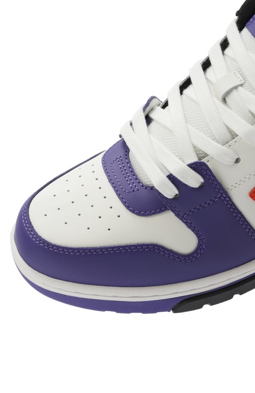 Комбинированные кеды Out Of Office Off-White 0MIA189S25LEA004 Фиолетовый  0MIA189S25LEA004 Фото 7