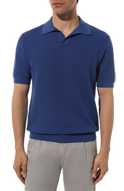 Хлопковое поло ZEGNA, арт. UDC95A7/C32, фото 3