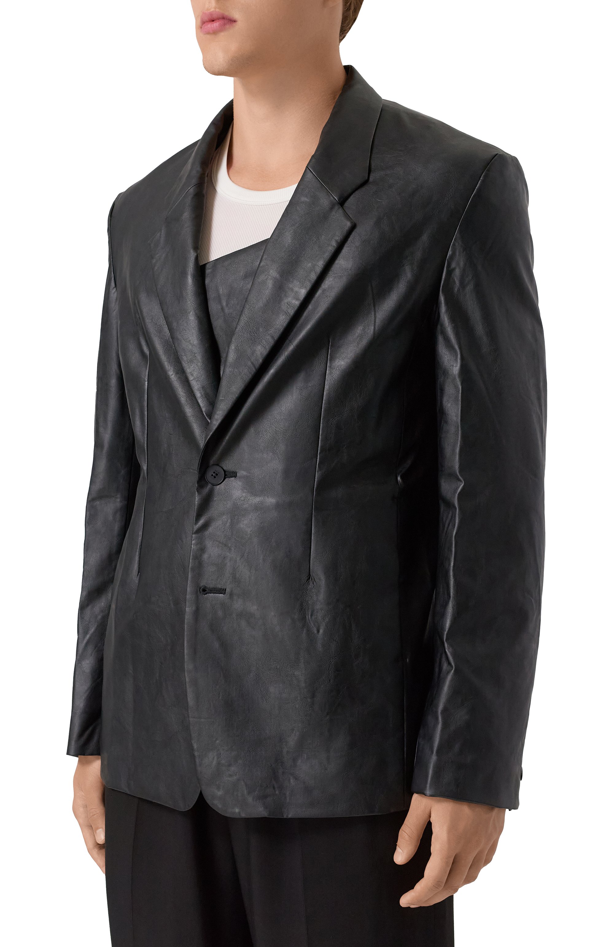 Пиджак из экокожи attachment x vein ATTACHMENT, арт. VG51-314, фото 5