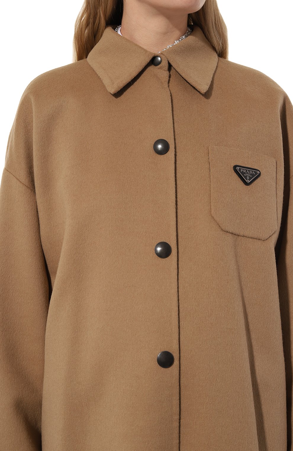 Шерстяная рубашка PRADA, арт. P668O-1Y5Z-F0040-212, фото 5