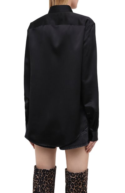 Шелковая рубашка SAINT LAURENT, арт. 512192/Y070N, фото 4
