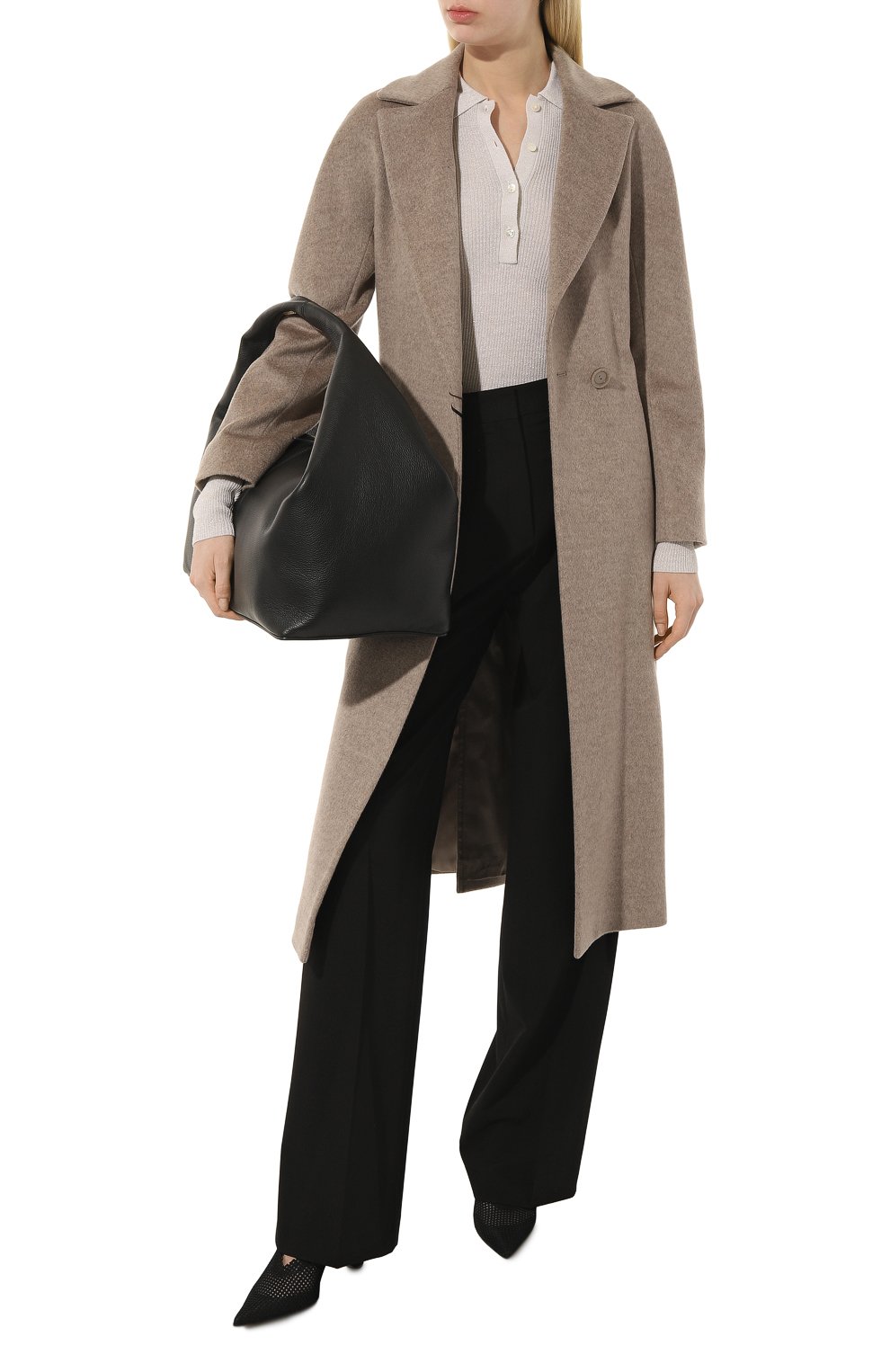 Шерстяное поло P.A.R.O.S.H. кремового цвета по цене 27800 руб., арт. L0ULUX-D540674, фото 2 Шерстяное поло P.A.R.O.S.H., арт. L0ULUX-D540674, фото 2