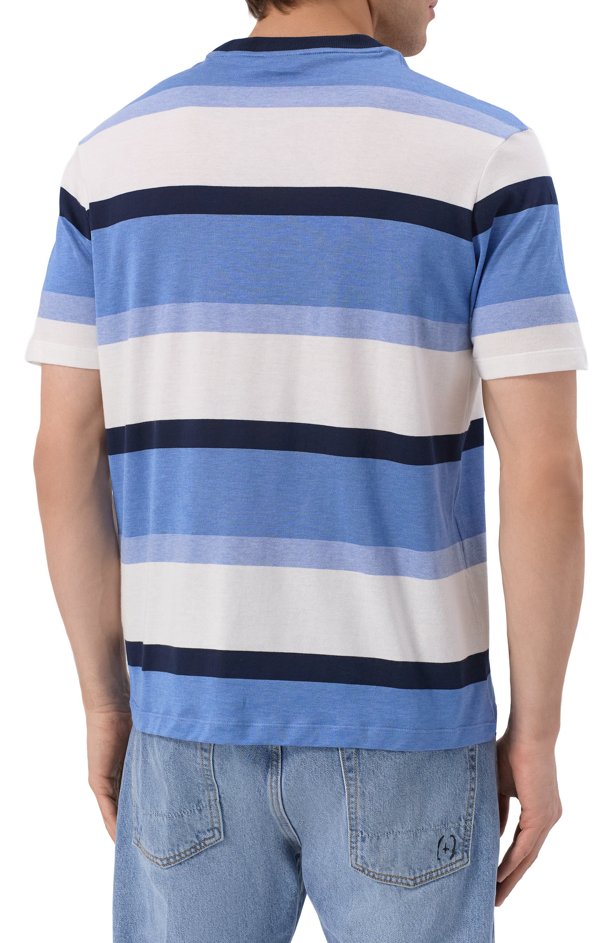 Хлопковая футболка PAUL&SHARK, арт. 25411022, фото 4