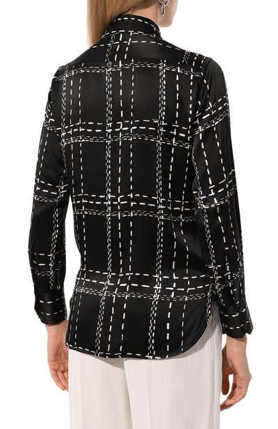 Шелковая блузка KITON, арт. D48407K0561E01, фото 4