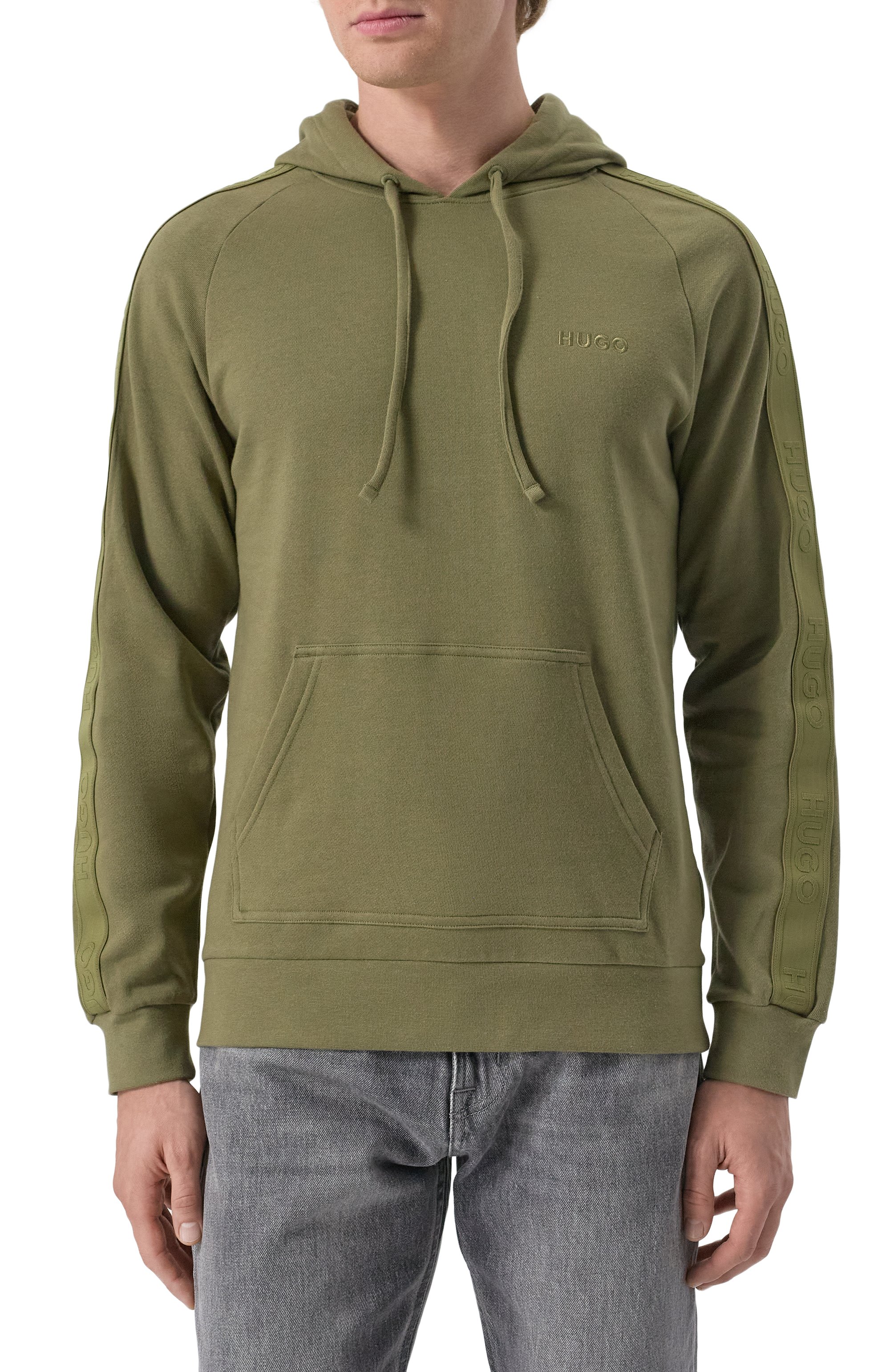 Хлопковое худи HUGO, арт. 50520502, фото 3