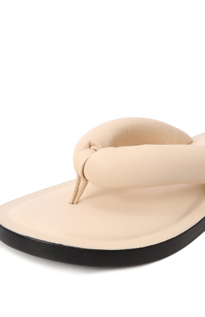 Кожаные шлепанцы JIL SANDER, арт. J44WX0014/P5810, фото 4