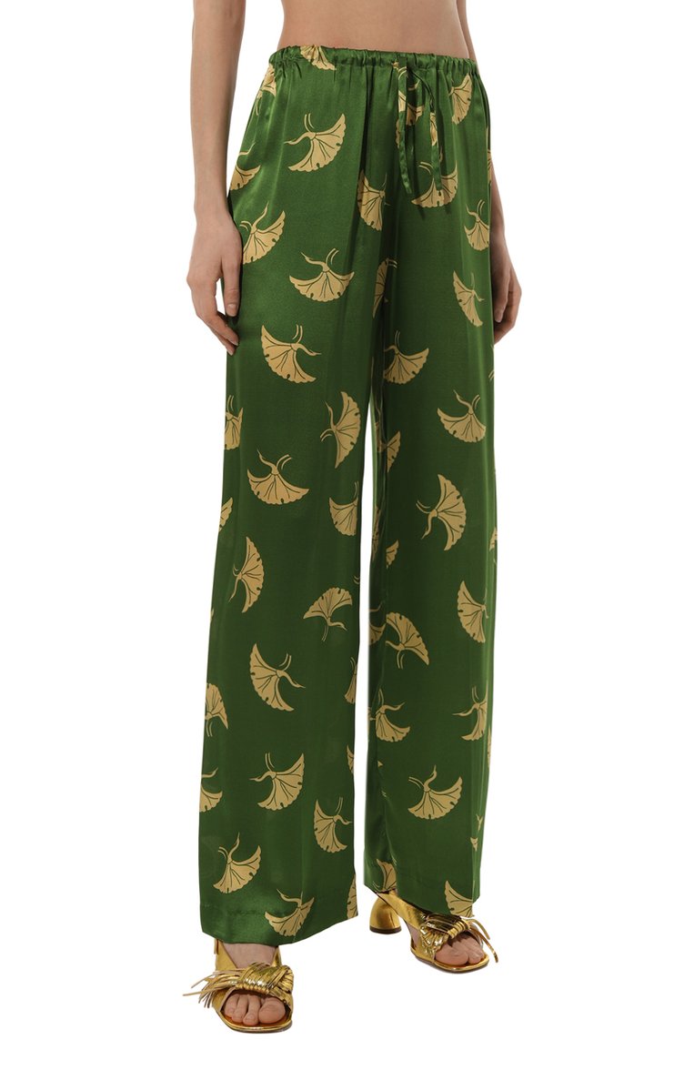 Шелковые брюки DRIES VAN NOTEN, арт. 010915-8141, фото 1