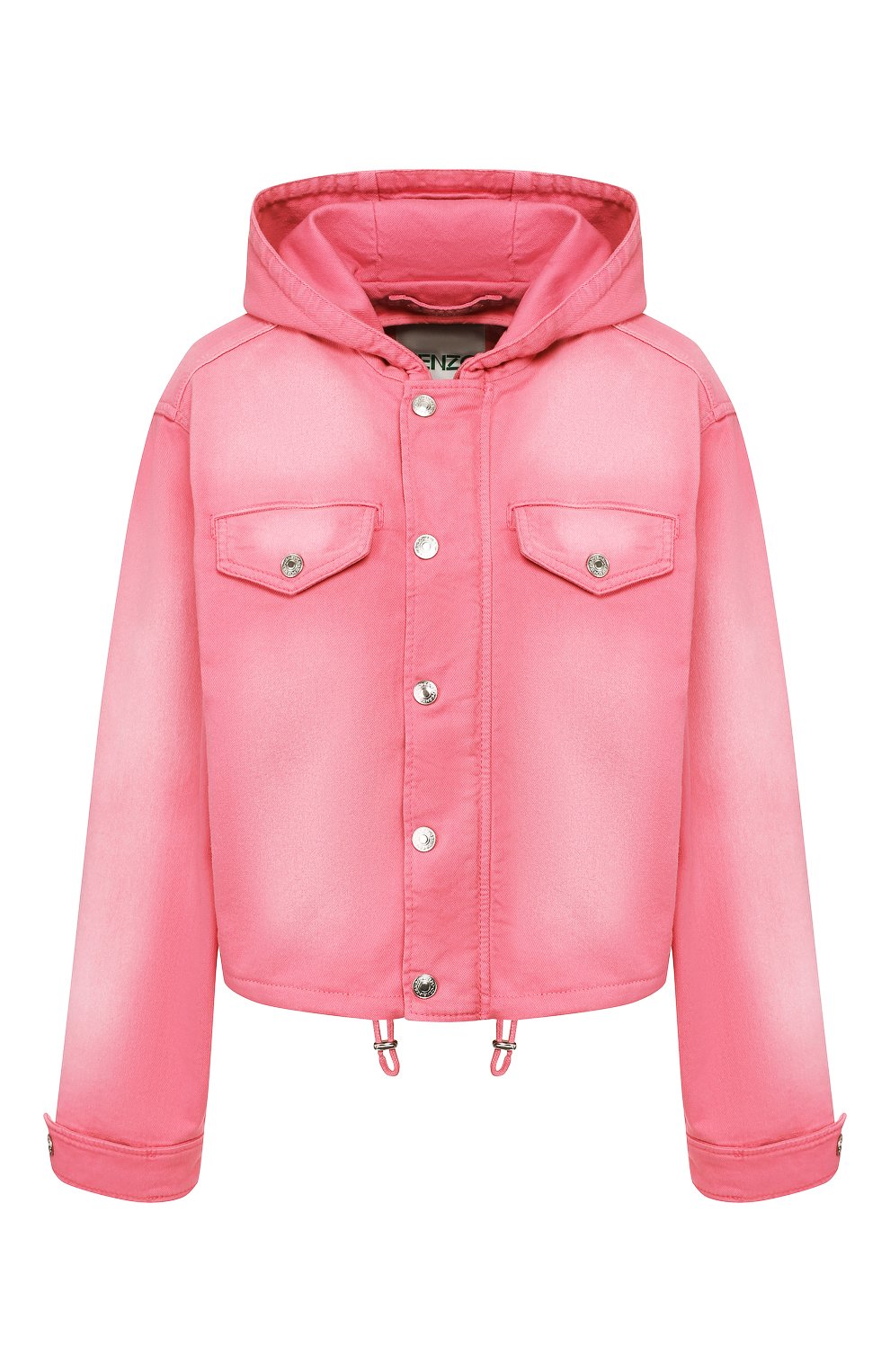 Джинсовая куртка KENZO розового цвета по цене 65150 руб., арт. FA52BL2346EP, фото 1 Джинсовая куртка KENZO, арт. FA52BL2346EP, фото 1