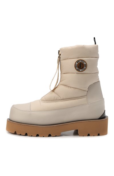 Текстильные полусапоги kai JIMMY CHOO кремового цвета по цене 97800 руб., арт. KAI FLAT/YNP, фото 4 Текстильные полусапоги kai JIMMY CHOO, арт. KAI FLAT/YNP, фото 4