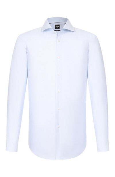 Мужская сорочка из хлопка и лиоцелла BOSS, арт. 50561659