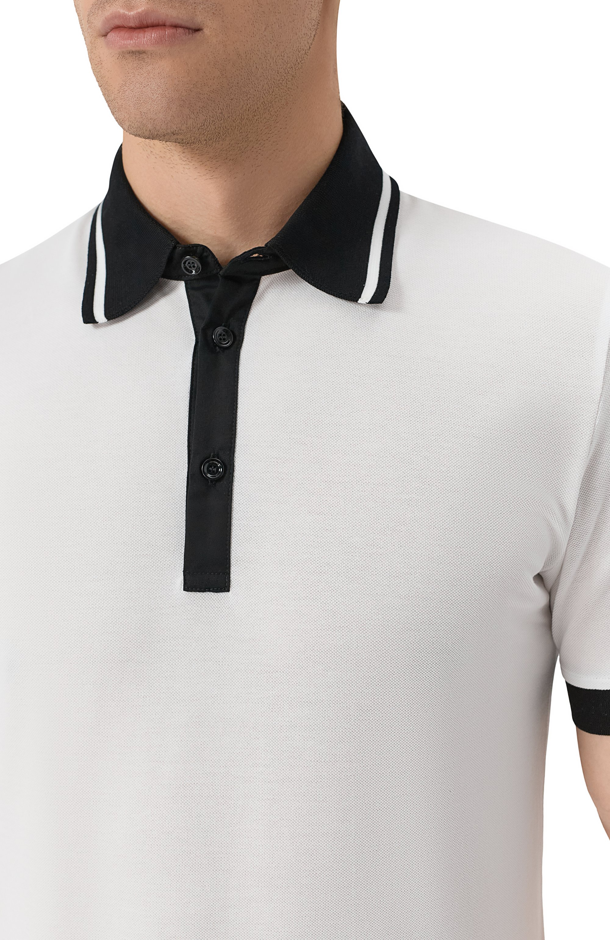 Хлопковое поло DOLCE & GABBANA, арт. G8SJ4T/G706A, фото 5