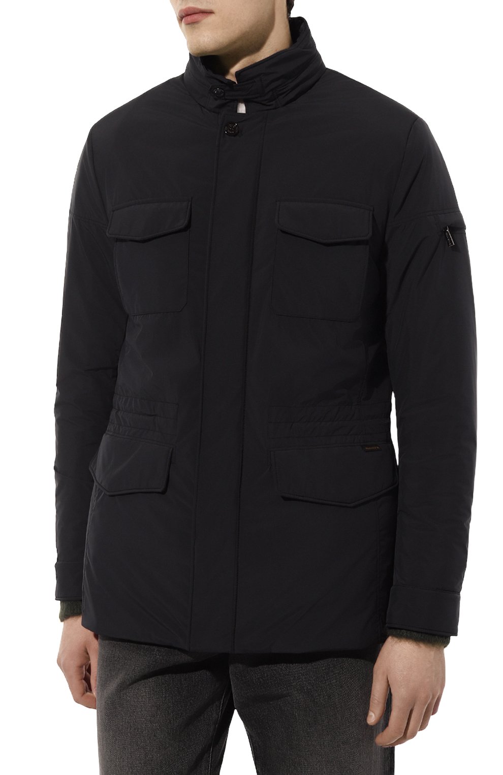 Куртка leonardo-stp MOORER темно-синего цвета по цене 184500 руб., арт. MOUGI100225 TEPA023 LEONARDO-STP, фото 3 Куртка leonardo-stp MOORER, арт. MOUGI100225 TEPA023 LEONARDO-STP, фото 3