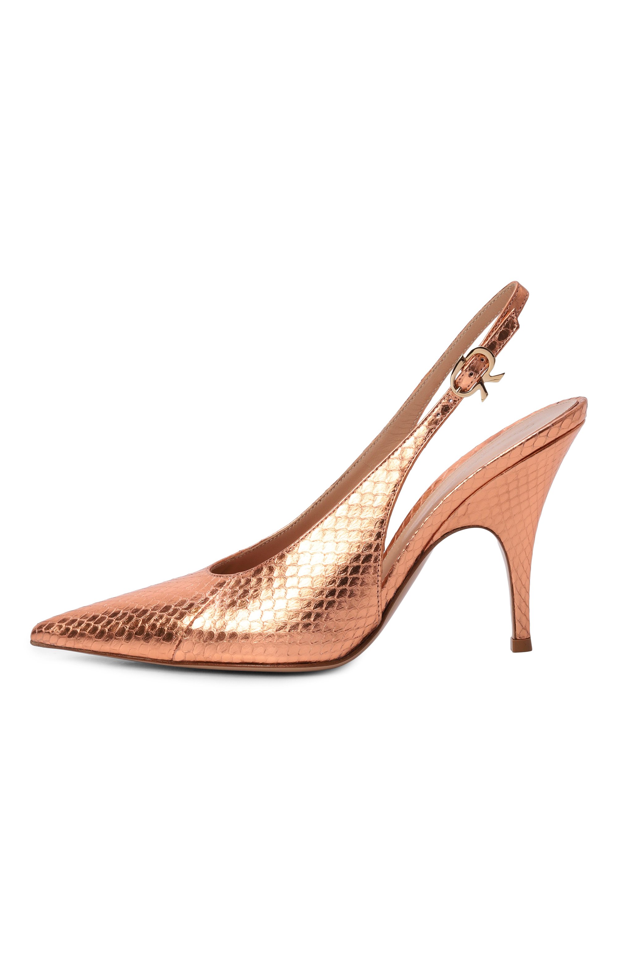 Туфли sofia 95 из кожи змеи GIANVITO ROSSI, арт. G95605.95RIC.AYER0G0, фото 4