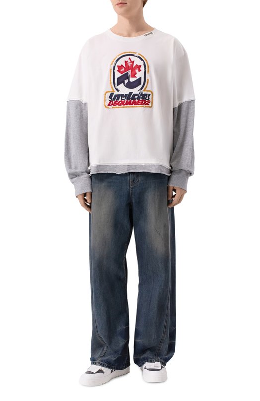 Комбинированные кеды 3.0 Off Court Off-White 0MIA065F25LEA001 Белый  0MIA065F25LEA001 Фото 2