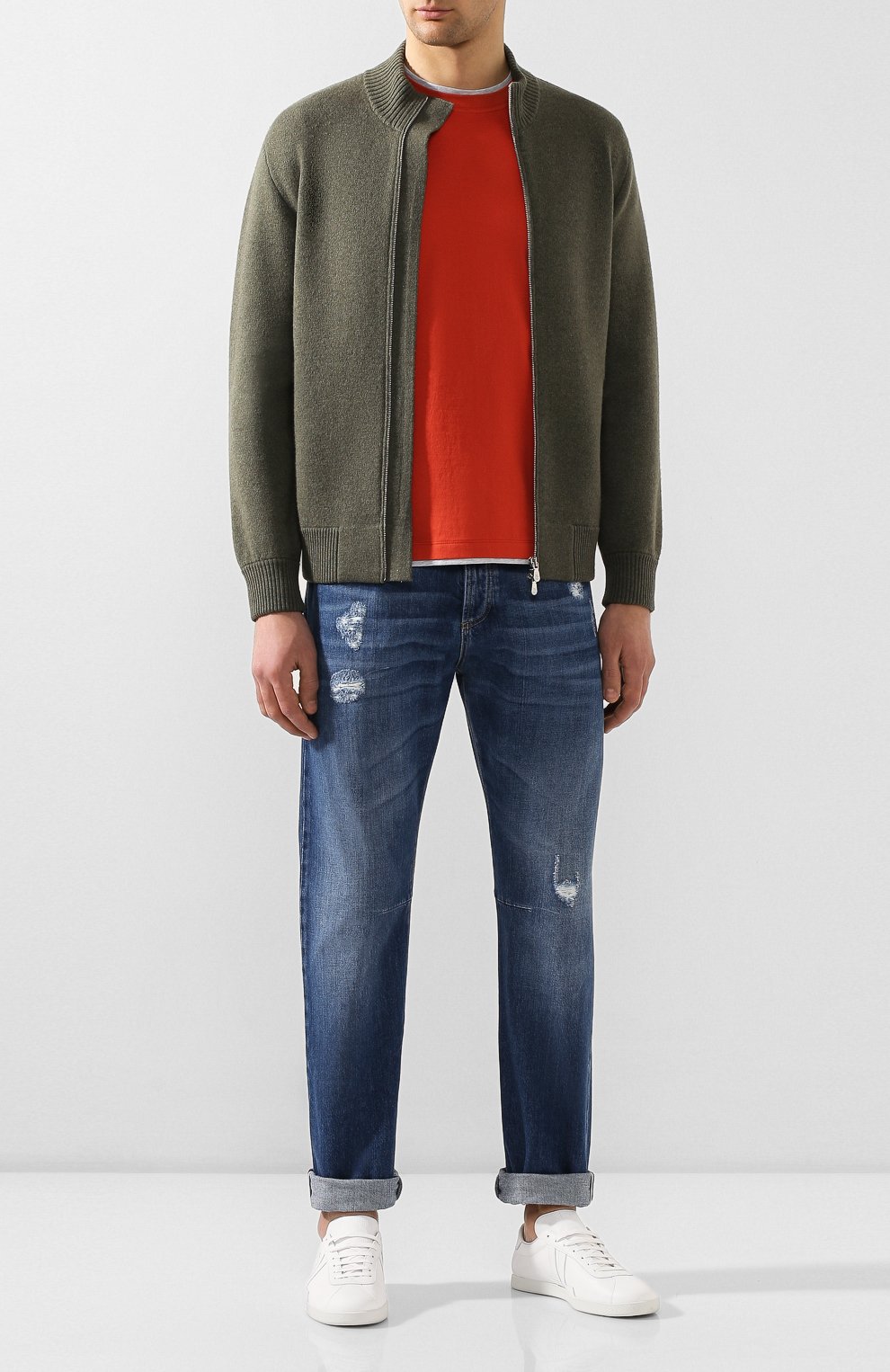 Хлопковая футболка BRUNELLO CUCINELLI, арт. M0T617427, фото 2