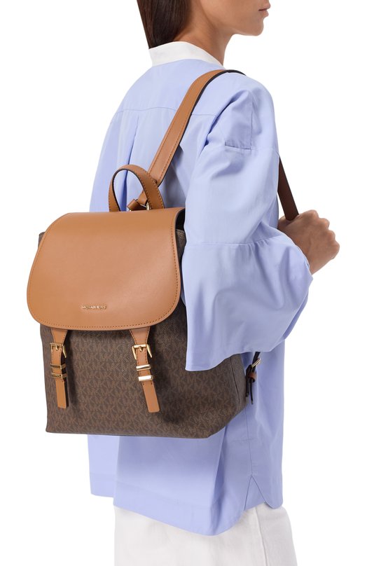 Рюкзак Quinn medium MICHAEL Michael Kors 30T5GQNB2B Коричневый  30T5GQNB2B Фото 2