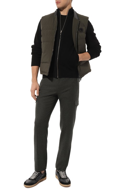 Кардиган из шерсти и хлопка Parajumpers PMKNWK02 Чёрный  PMKNWK02 Фото 2