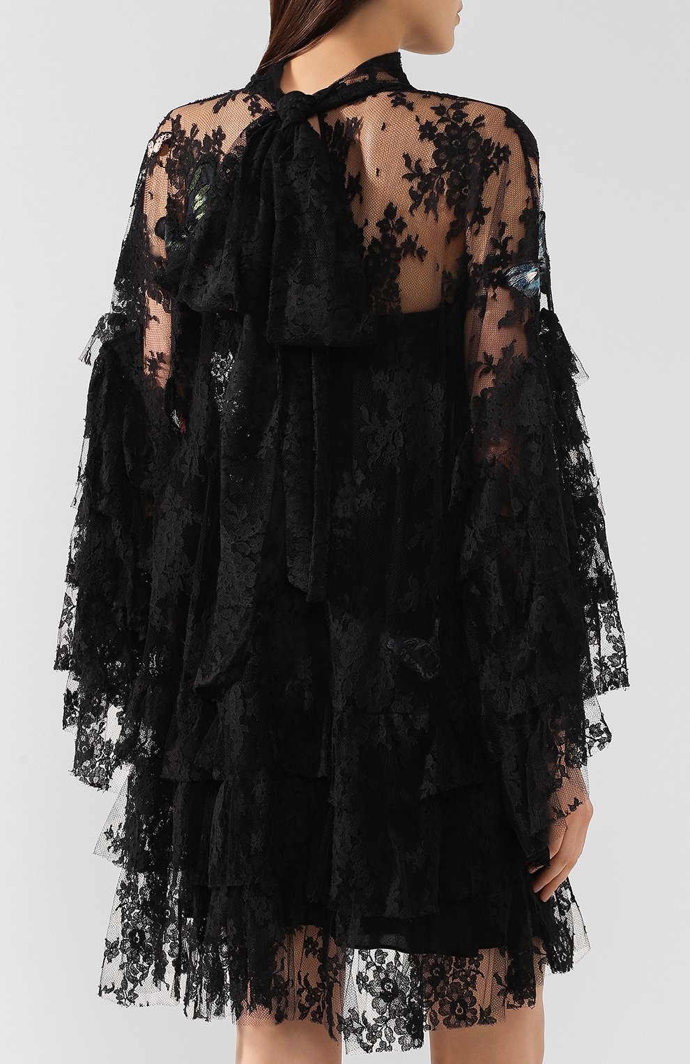 Кружевное платье VALENTINO, арт. SB3VANH54PL, фото 4